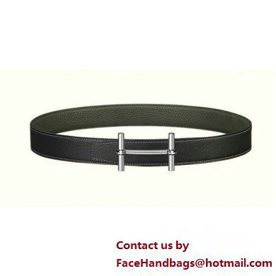 Hermes H d'Ancre belt buckle & Reversible leather strap 32 mm 06 2023